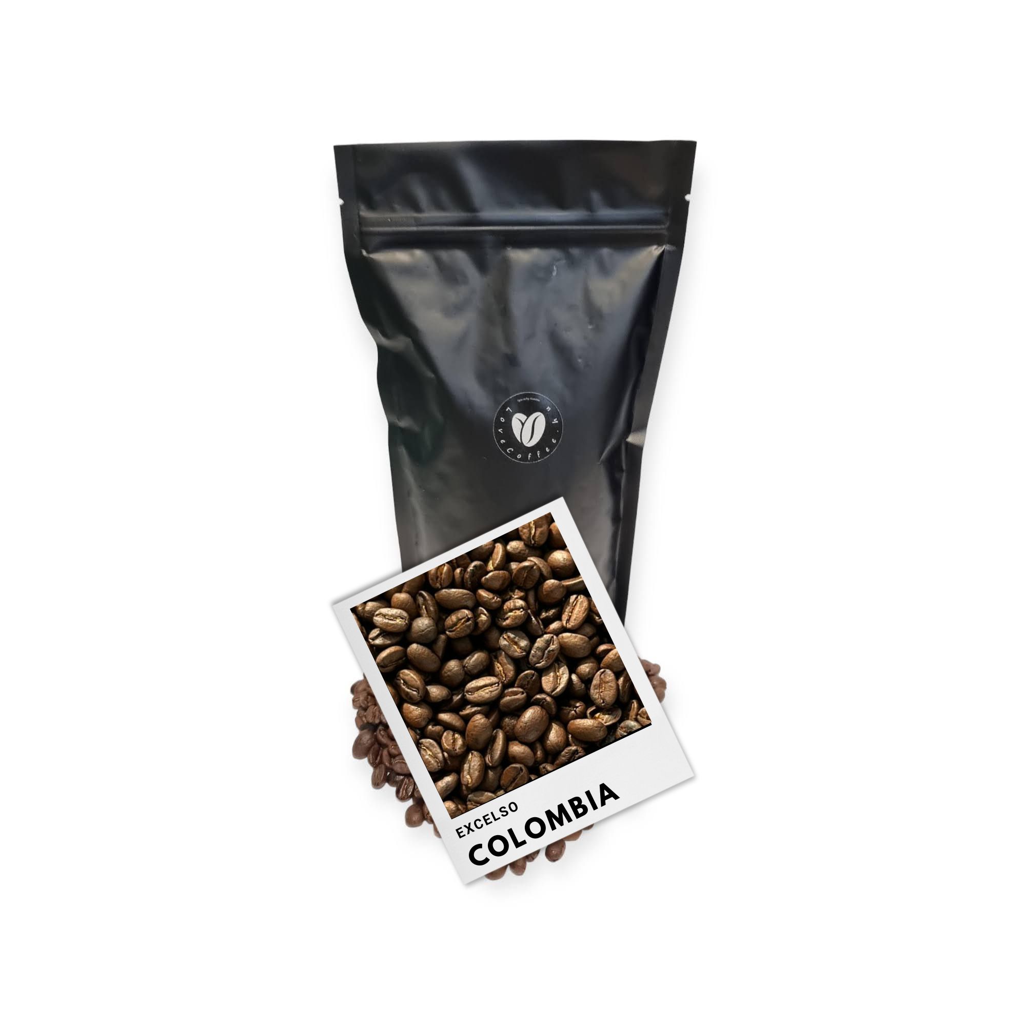 frissen pörkölt Colombia Excelso 250g prémium kávé